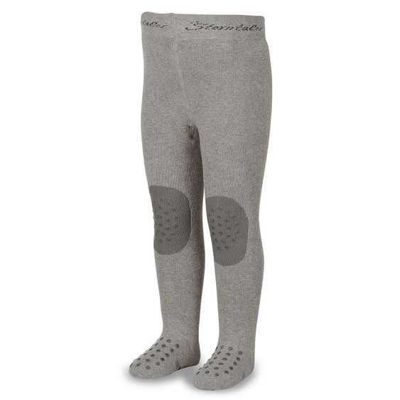 Sterntaler Krabbelstrumpfhose Vollplüsch - Grau - Gr. 80