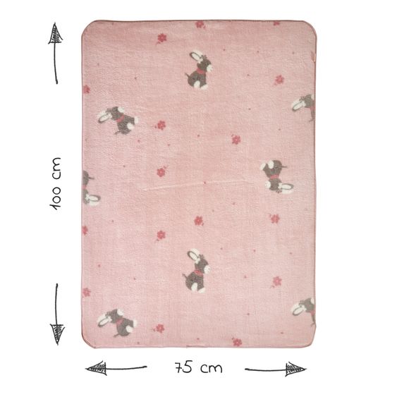 Sterntaler Soffice coperta di peluche 75 x 100 cm - Emmi Girl