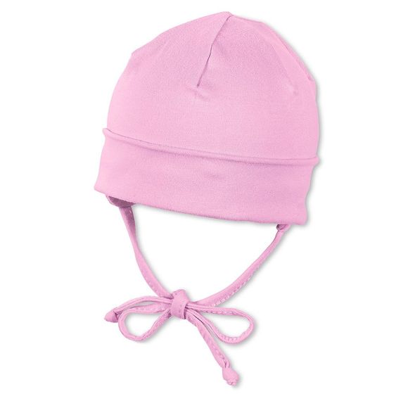 Sterntaler Mütze zum Binden - Rosa - Gr. 43