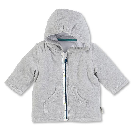 Sterntaler Nicki-Kapuzenjacke - Esel Erik Grau - Gr. 50