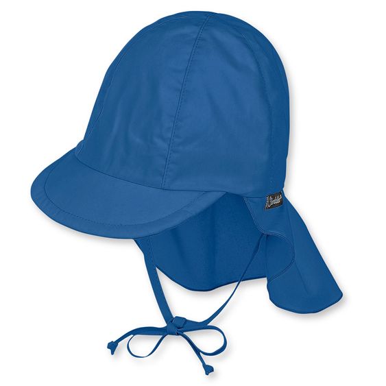 Sterntaler Schirmmütze mit Nackenschutz - Kobaltblau - Gr. 43