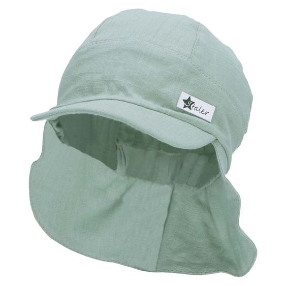 Sterntaler Schirmmütze mit Nackenschutz LSF - Grün - Gr. 43