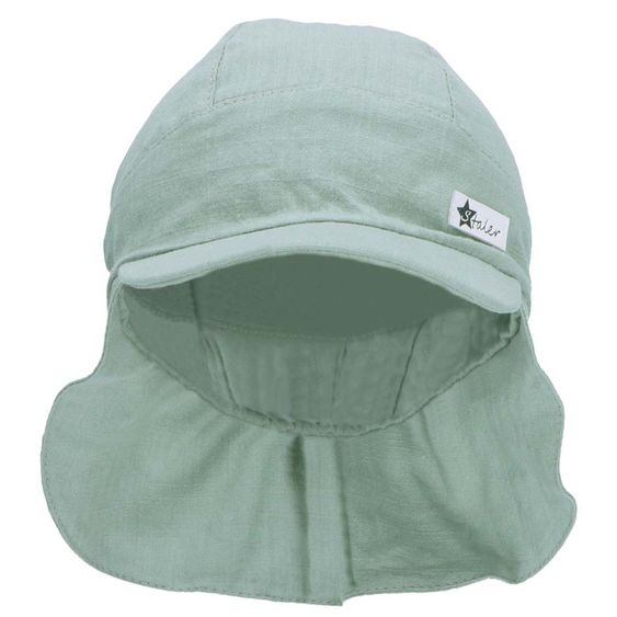 Sterntaler Schirmmütze mit Nackenschutz LSF - Grün - Gr. 43