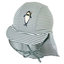 Peaked cap with neck protection SPF - Shark - Green - Size 49