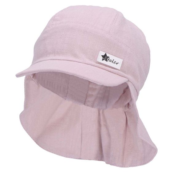 Sterntaler Schirmmütze mit Nackenschutz LSF - Rosa - Gr. 43