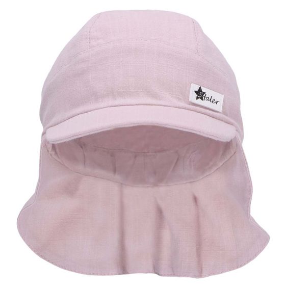 Sterntaler Schirmmütze mit Nackenschutz LSF - Rosa - Gr. 43