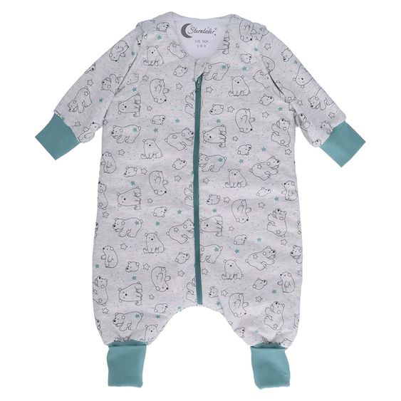 Sterntaler Sleeping bag with arm overall - Elia - Ecru Melange - size 70