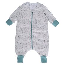 Sleeping bag with arm overall - Elia - Ecru Melange - size 70