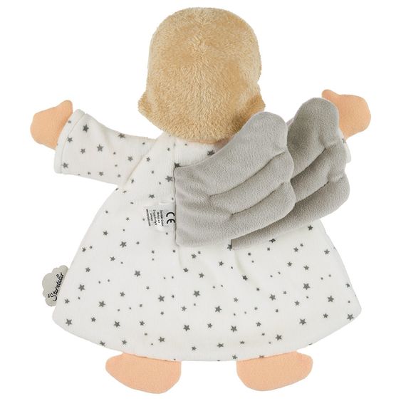 Sterntaler Cuddle cloth - 26 cm - Guardian Angel - White / Grey