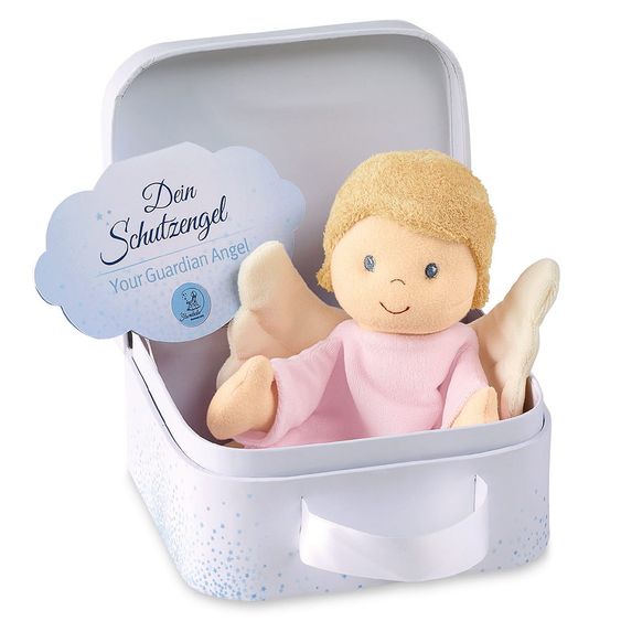 Sterntaler Schmusetuch in Geschenkbox - Schutzengel - Rosa