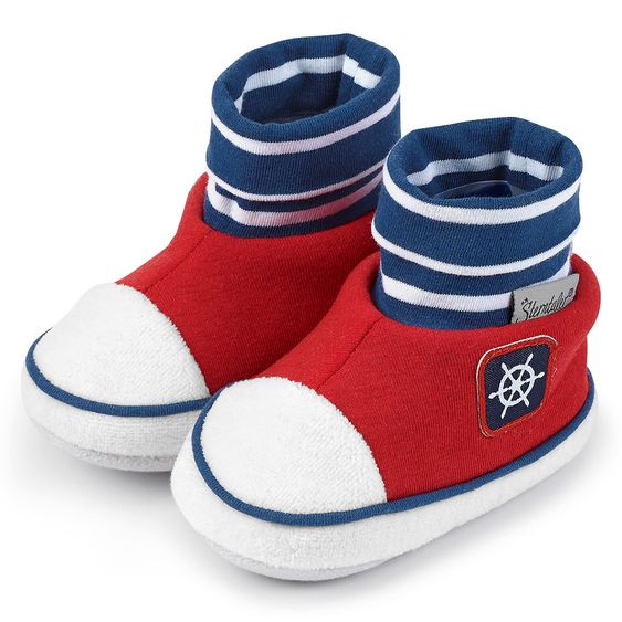 Sterntaler Schuh mit Bündchen - Maritim - Gr. 15/16