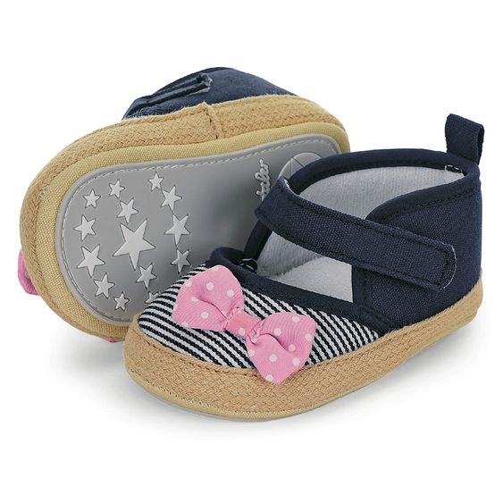 Sterntaler Schuhe Espandrilles Schleife - Marine - Gr. 15 / 16