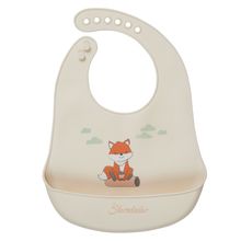 Silicone Bib with drip tray - Fuchs Filou