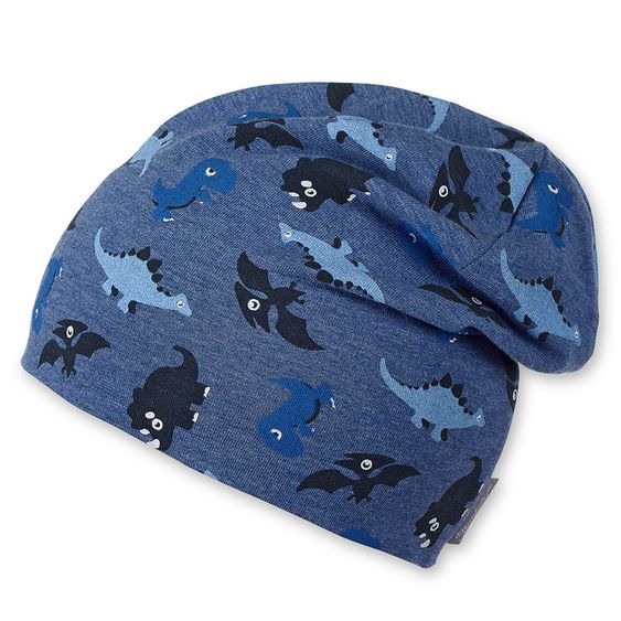 Sterntaler Slouch-Beanie - Dinos Blau - Gr. 45