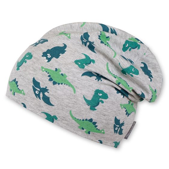 Sterntaler Slouch-Beanie - Dinos Grau - Gr. 47