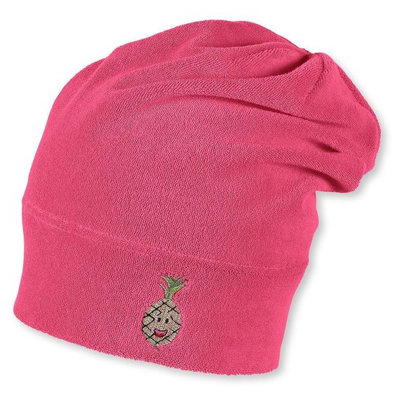 Sterntaler Slouch-Beanie Frottee - Früchtchen - Pink - Gr. 47
