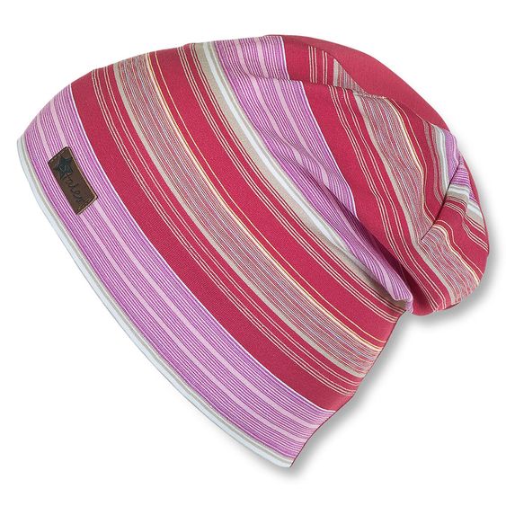 Sterntaler Slouch-Beanie - Streifen Rosa Pink - Gr. 47