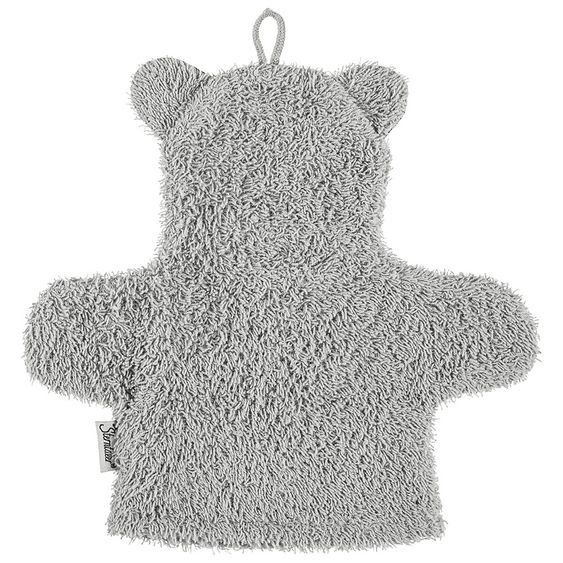 Sterntaler Spiel-Waschhandschuh - Terrybär - Grau