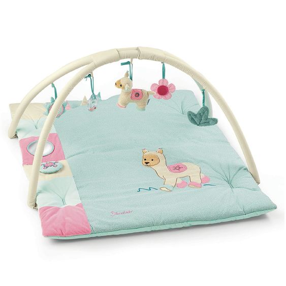 Sterntaler Spieldecke mit Spielbogen 100 x 80 cm - Lama Lotte