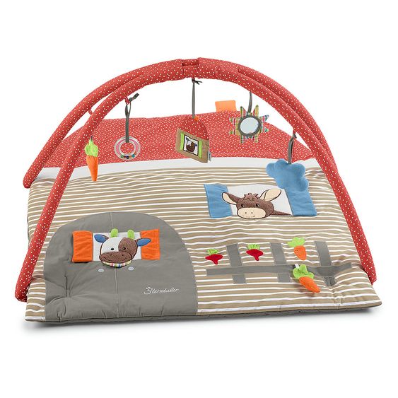 Sterntaler Spieldecke mit Spielbogen Klecks 100 x 80 cm