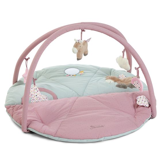 Sterntaler Spieldecke rund mit Spielbogen 90 cm - Pauline Pony