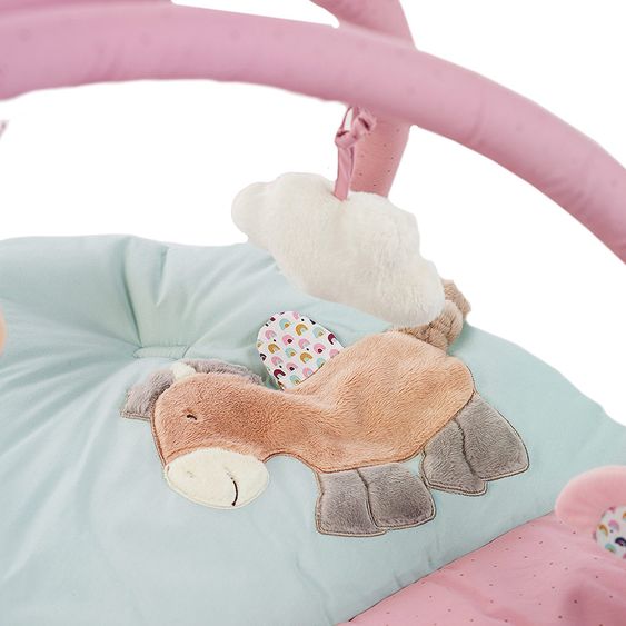 Sterntaler Spieldecke rund mit Spielbogen 90 cm - Pauline Pony