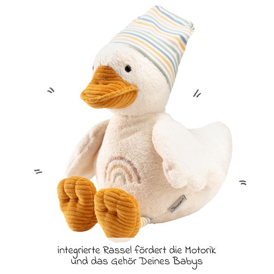 Sterntaler Toy / rattle 24 cm - Edda the duck