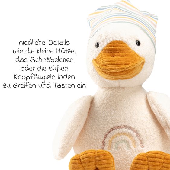 Sterntaler Toy / rattle 24 cm - Edda the duck