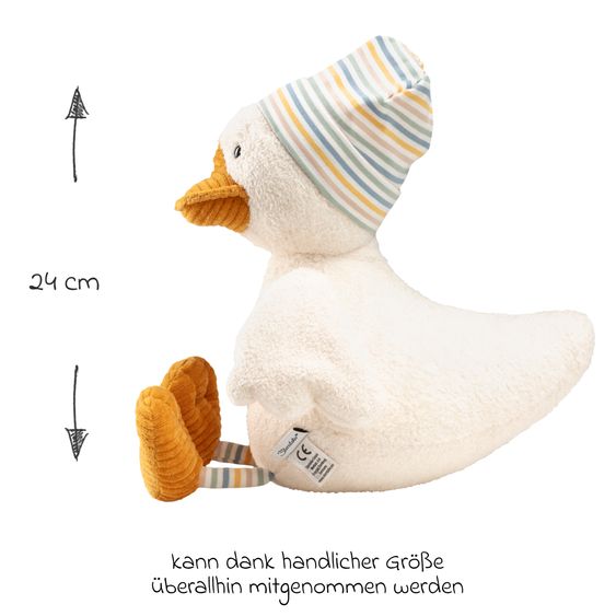 Sterntaler Toy / rattle 24 cm - Edda the duck