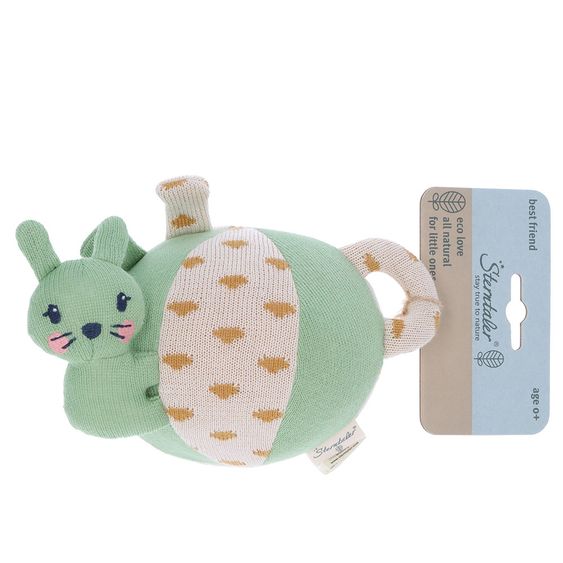 Sterntaler Strick-Activity-Ball aus Bio-Baumwolle - Hase Kinni
