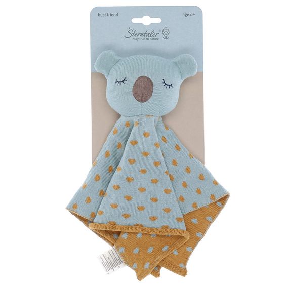 Sterntaler Organic cotton knitted cuddle cloth - 27 cm - Koala Kalla