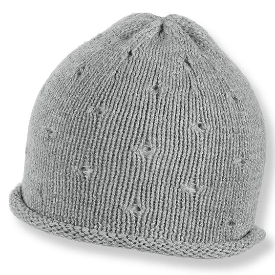 Sterntaler Strickmütze - Grau - Gr. 35