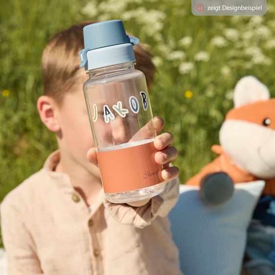 Sterntaler Borraccia incl. adesivi per attaccare 400 ml - Famiglia Orso