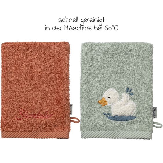 Sterntaler Waschhandschuh 2er Pack 21 x 15 cm - Edda