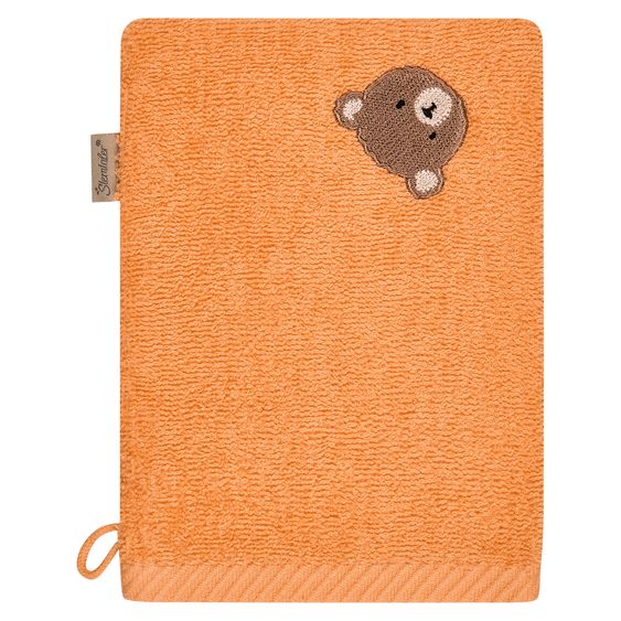 Sterntaler Guanto da lavaggio 2 pezzi 21 x 15 cm - Famiglia Orso