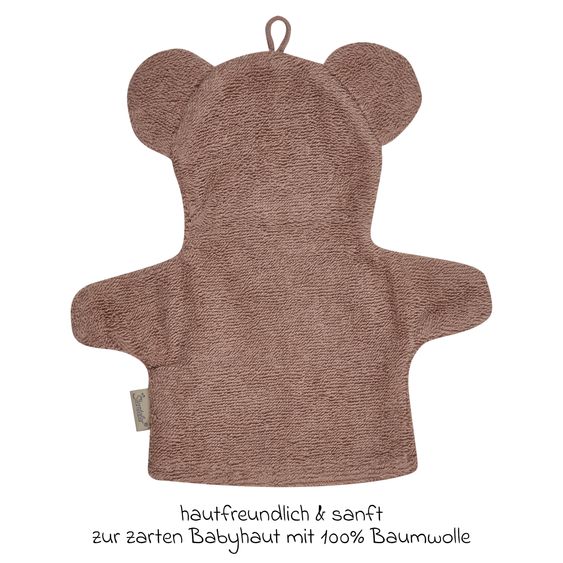 Sterntaler Wash mitt - Family Bear