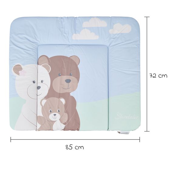 Sterntaler Changing Mat 72 x 85 cm - Family Bear