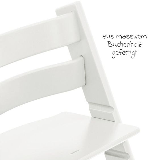Stokke Seggiolone Tripp Trapp® - bianco / faggio bianco laccato