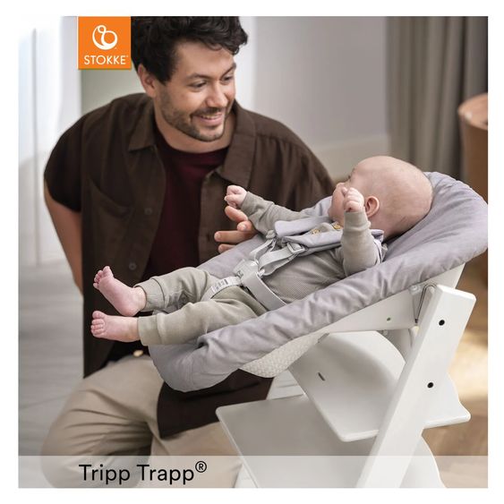 Stokke Seggiolone Tripp Trapp® - bianco / faggio bianco laccato