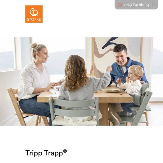 Stokke Seggiolone Tripp Trapp® - bianco / faggio bianco laccato