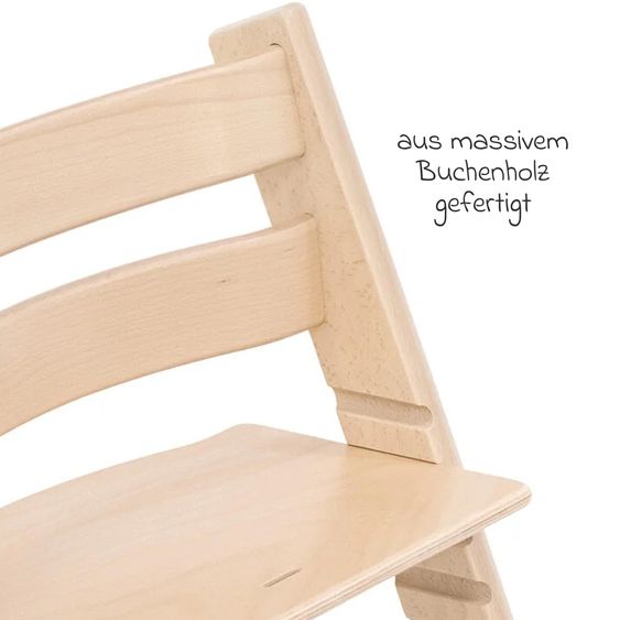 Stokke Seggiolone Tripp Trapp® in legno di faggio - Naturale / Natur