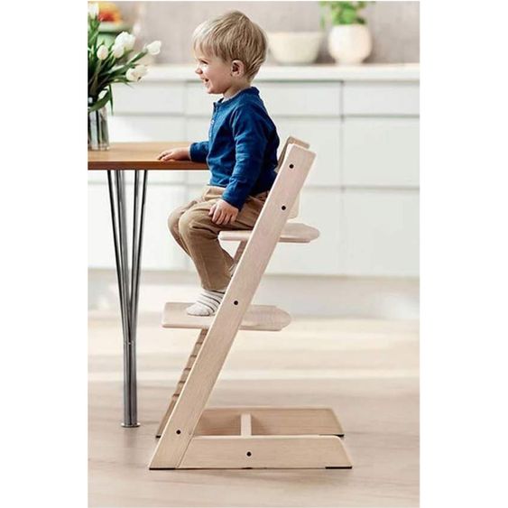 Stokke Mitwachsender Treppenhochstuhl Tripp Trapp® Buchenholz - Natural / Natur