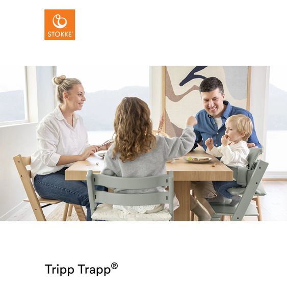 Stokke Seggiolone Tripp Trapp® in legno di faggio - Naturale / Natur