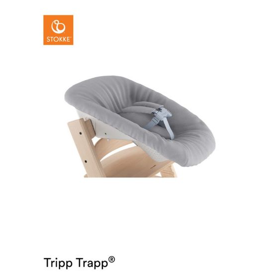 Stokke Tripp Trapp® Newborn Set (Neugeborenenset mit verstellbarem Winkel und Spielzeughalter) - Grey / Grau