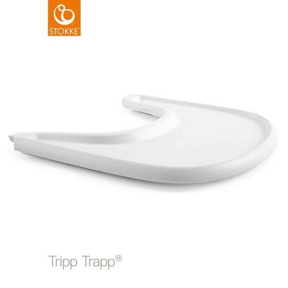 Stokke Tripp Trapp® Tray - Essbrett und Tisch für Hochstuhl - White / Weiss