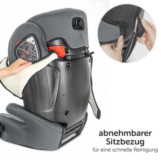 Storchenbeck Kindersitz K30 / Gruppe 2/3 - ab 3 Jahre (15-36 kg) - Grau Anthrazit