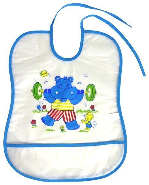 Sunny Baby Binde-Lätzchen aus Folie - Hippo