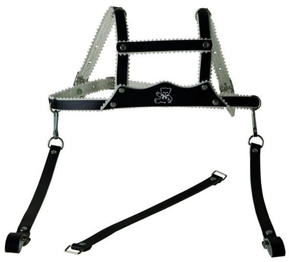 Sunny Baby Lauf- & Schutzgurt aus Leder - Marine