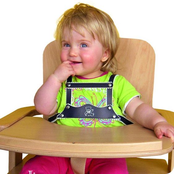 Sunny Baby Lauf- & Schutzgurt aus Leder - Marine