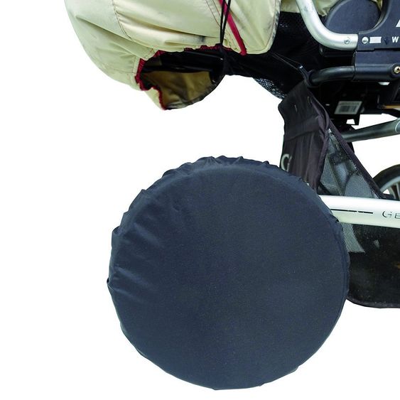 Sunny Baby Radschutz für Kinderwagen aus Nylon - Schwarz